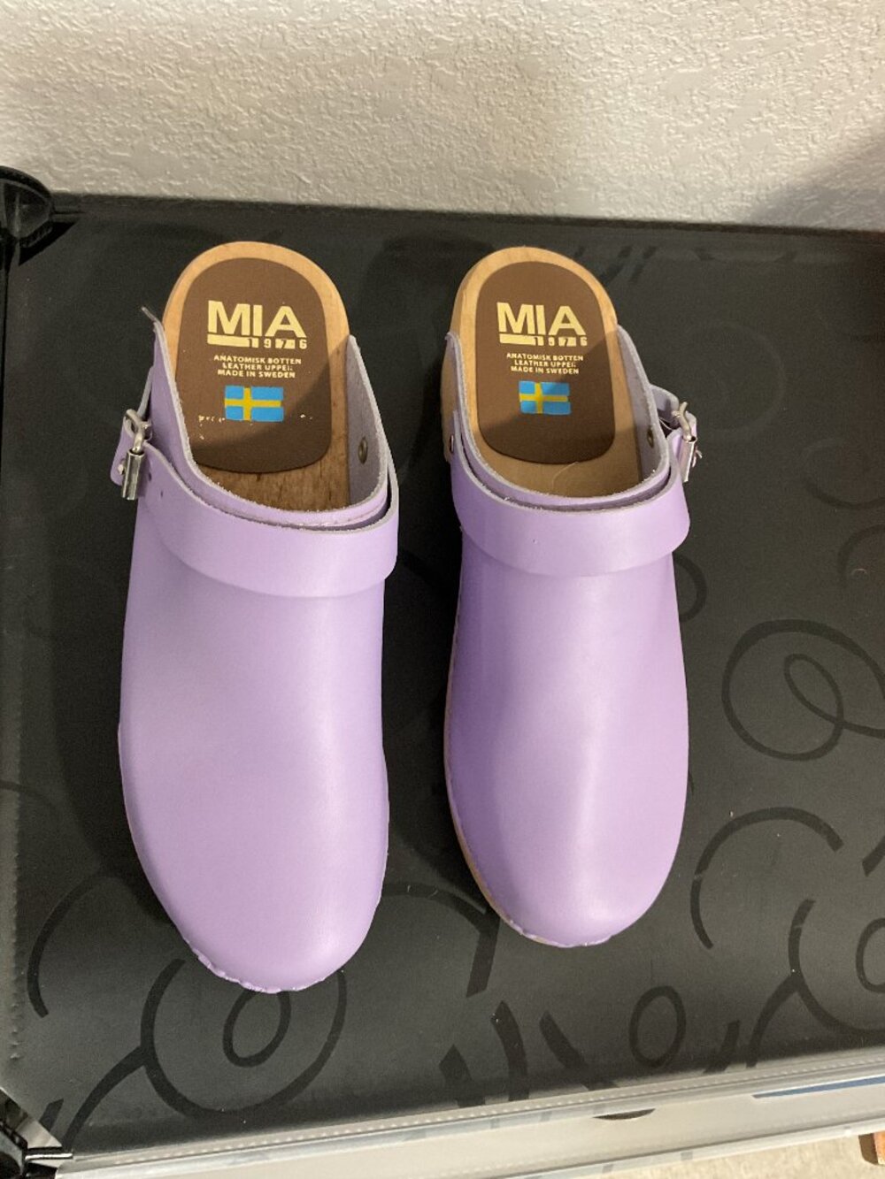 NEW Mia Alma lilac leather clog 41 - Picture 4 of 8